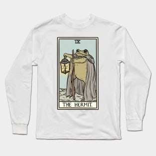 The Hermit Toad Tarot Long Sleeve T-Shirt